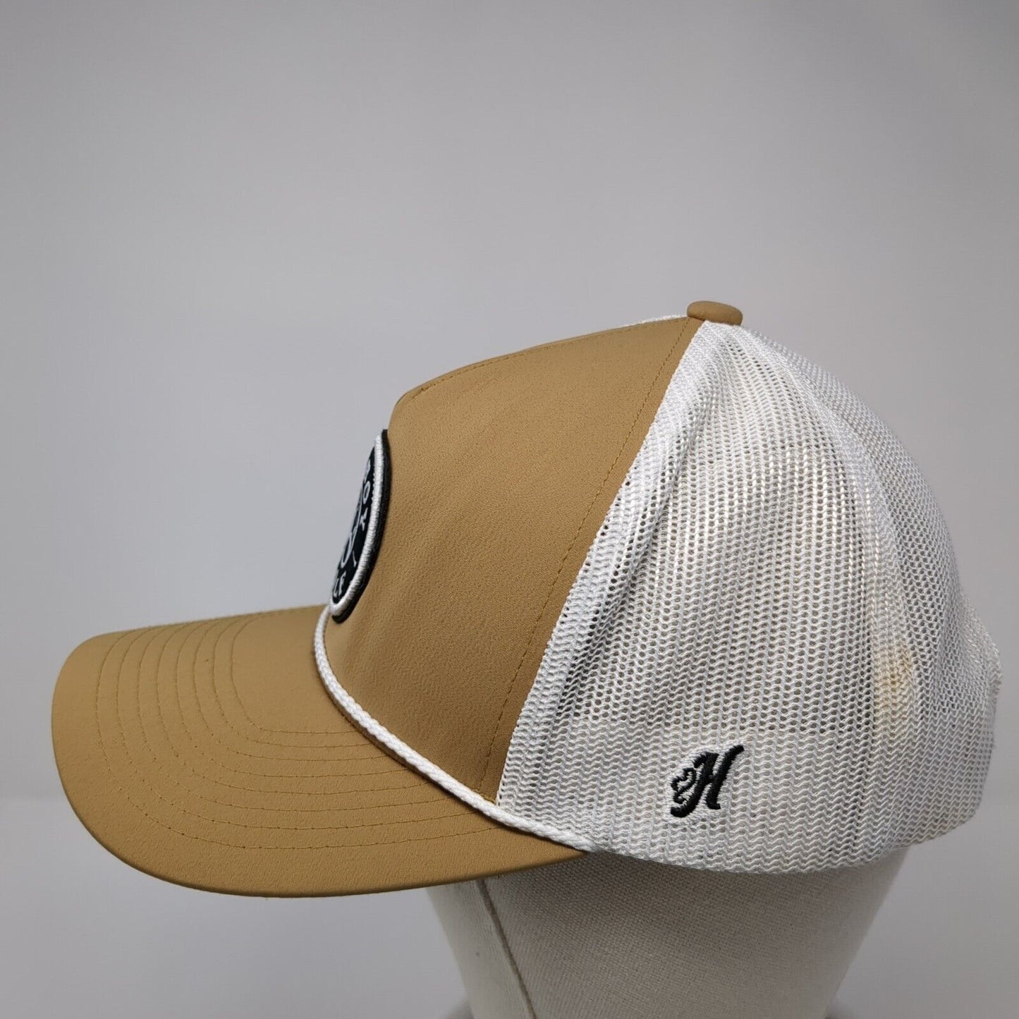 Cowboy Golf Snapback Mesh Back Rope Trucker Hat Brown One Size Hooey