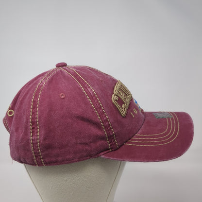 Chicago 1837 Slideback Baseball Cap Red One Size Adjustable Patriotic Pit Bull