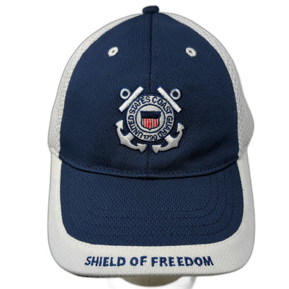 Oarsman 913 Baseball Cap Blue One Size US Coast Guard Mesh Back Stretch Fit Hat