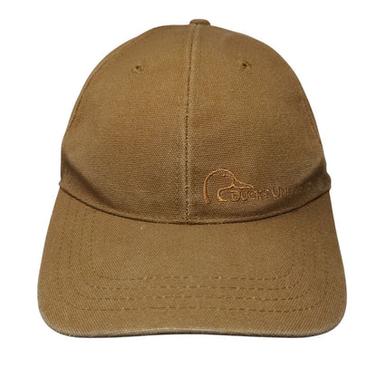 Ducks Unlimited Slideback Hat Tan OSFA Adjustable Embroidered Avery