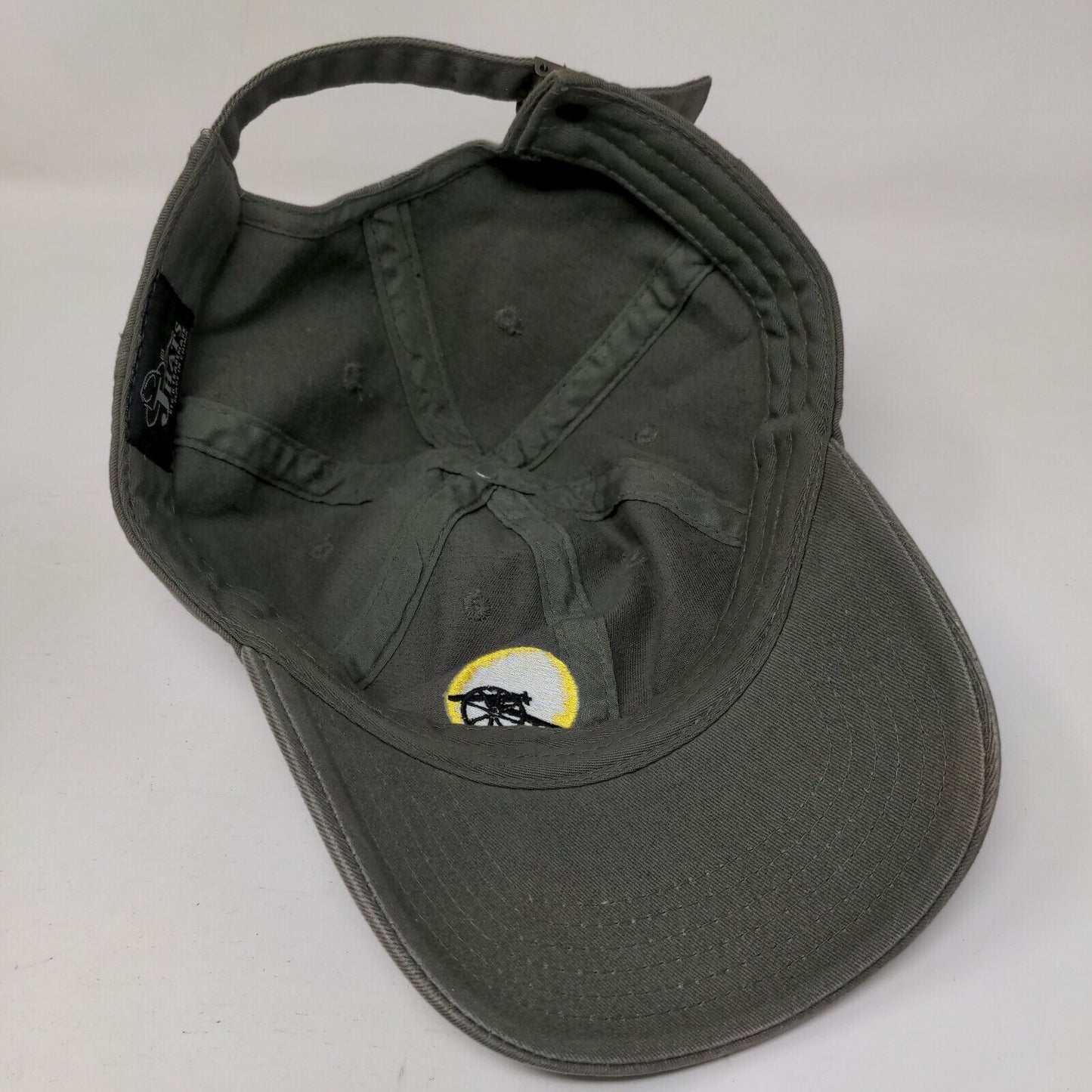 Gettysburg Slideback Hat Greenish-Brown One Size Adjustable Embroidered Jhats