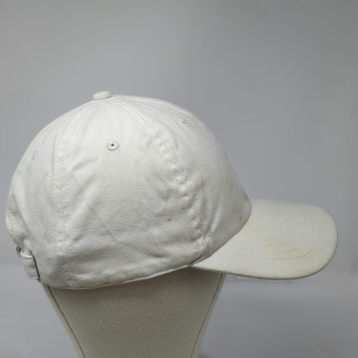Route 66 Baseball Cap White One Size Adjustable Slideback Curved Brim Blank Hat