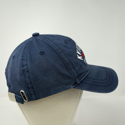 Blue One Size Baseball Cap Kvicksund Mälaren Sweden Coordinates Adjustable Hat