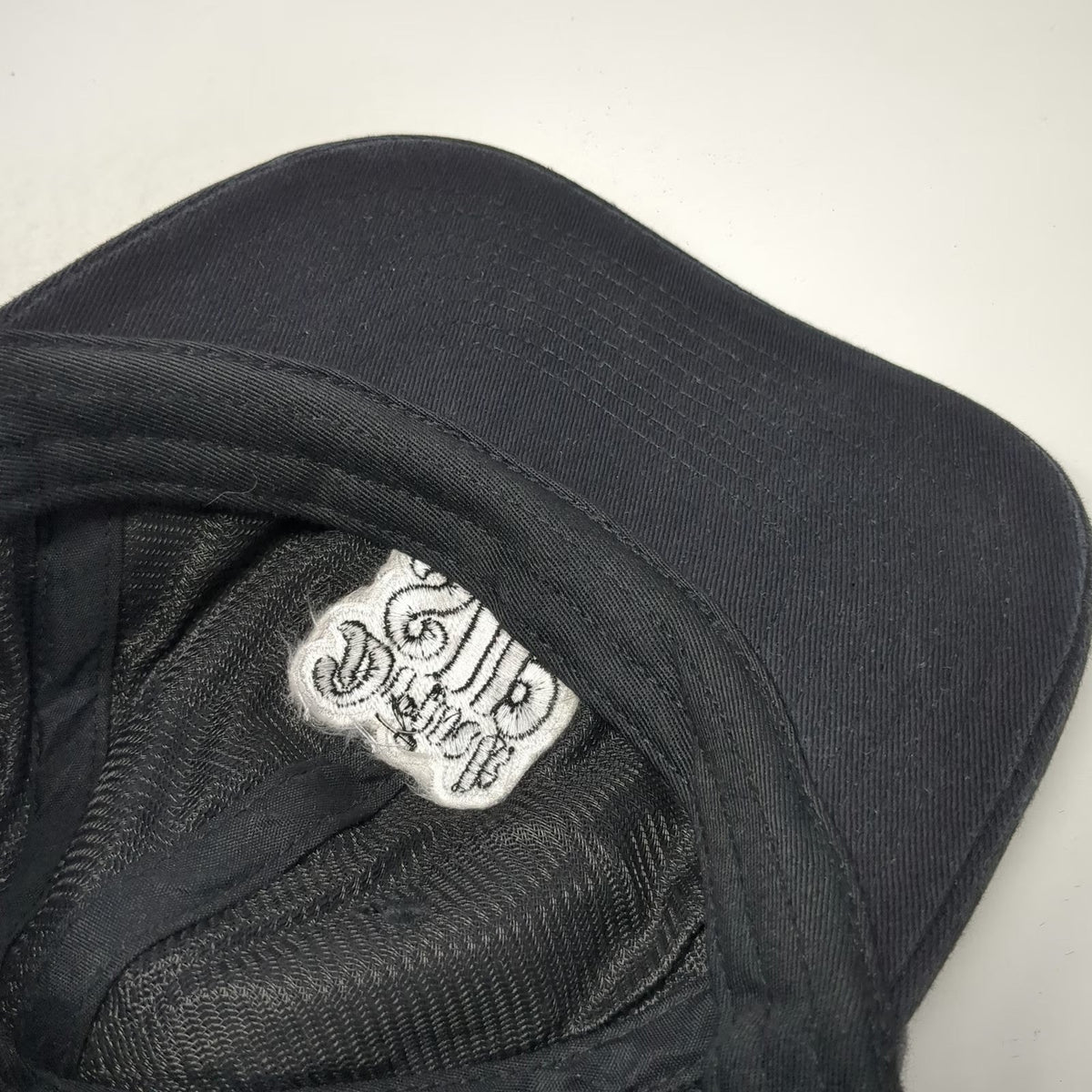 Black Baseball Cap One Size Drink SIP Embroidered Patch Cotton Hat Slideback