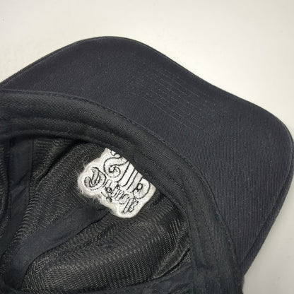 Black Baseball Cap One Size Drink SIP Embroidered Patch Cotton Hat Slideback