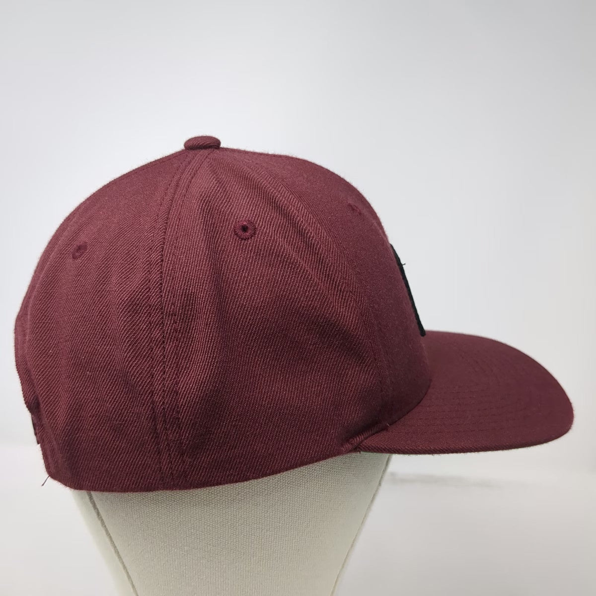Anetik Snapback Red One Size Hat Wool Blend Green Undervisor Comfort In Chaos