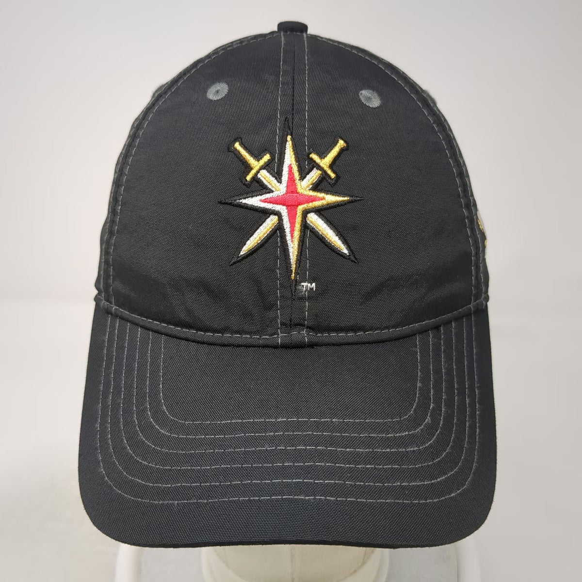 Antigua Baseball Cap Black One Size Vegas Golden Knights NHL Performance Hat