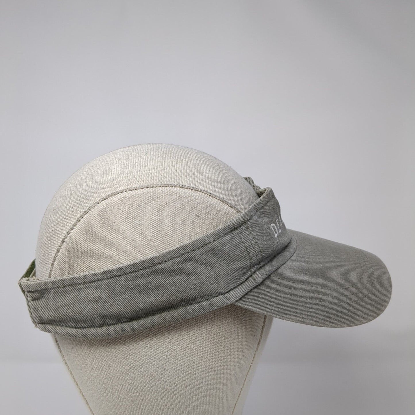 Death Valley Strapback Sun Visor Hat Green One Size Adjustable Jhats