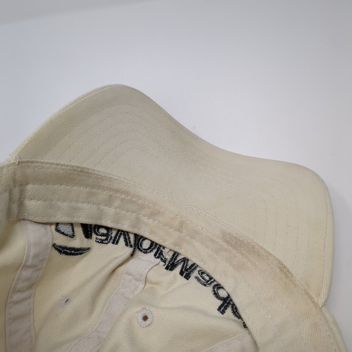 TaylorMade Slideback Golf Hat Tan One Size Adjustable Embroidered 6 Panel