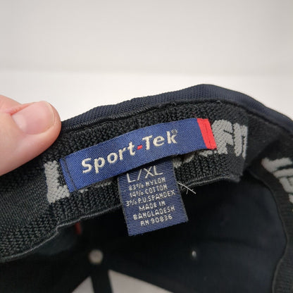 Kenrick's Fitted Hat Black L/XL Embroidered Flexfit Stretch Sport-Tek