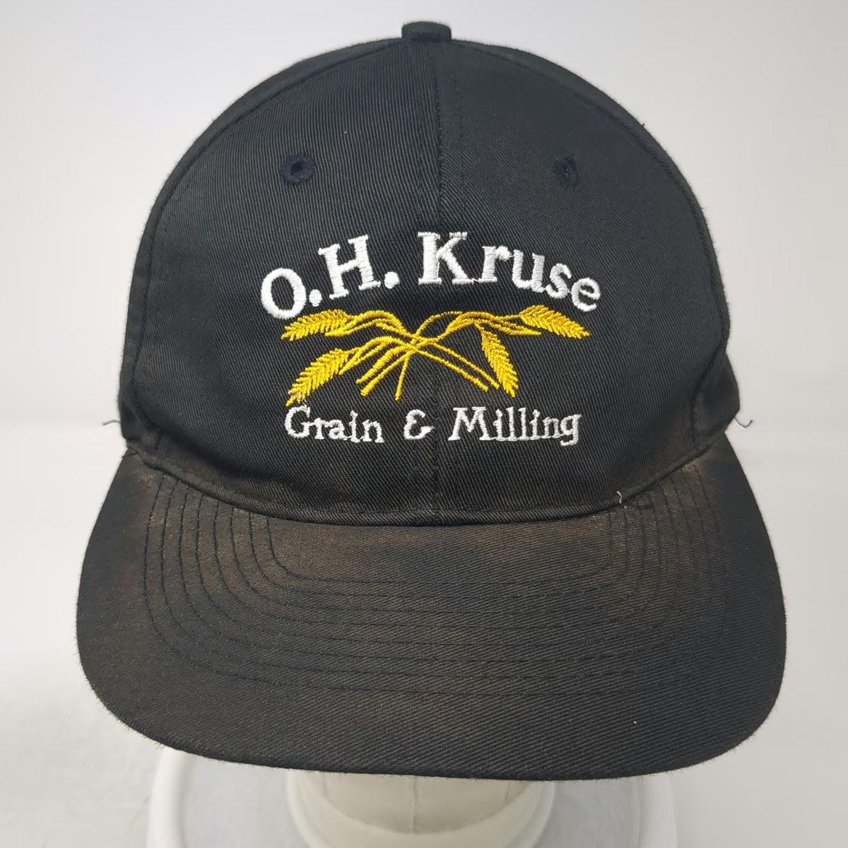 Otto Snapback Black One Size O.H. Kruse Grain & Milling Wheat Agriculture Hat