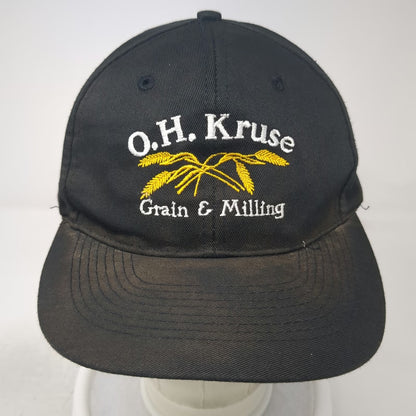 Otto Snapback Black One Size O.H. Kruse Grain & Milling Wheat Agriculture Hat