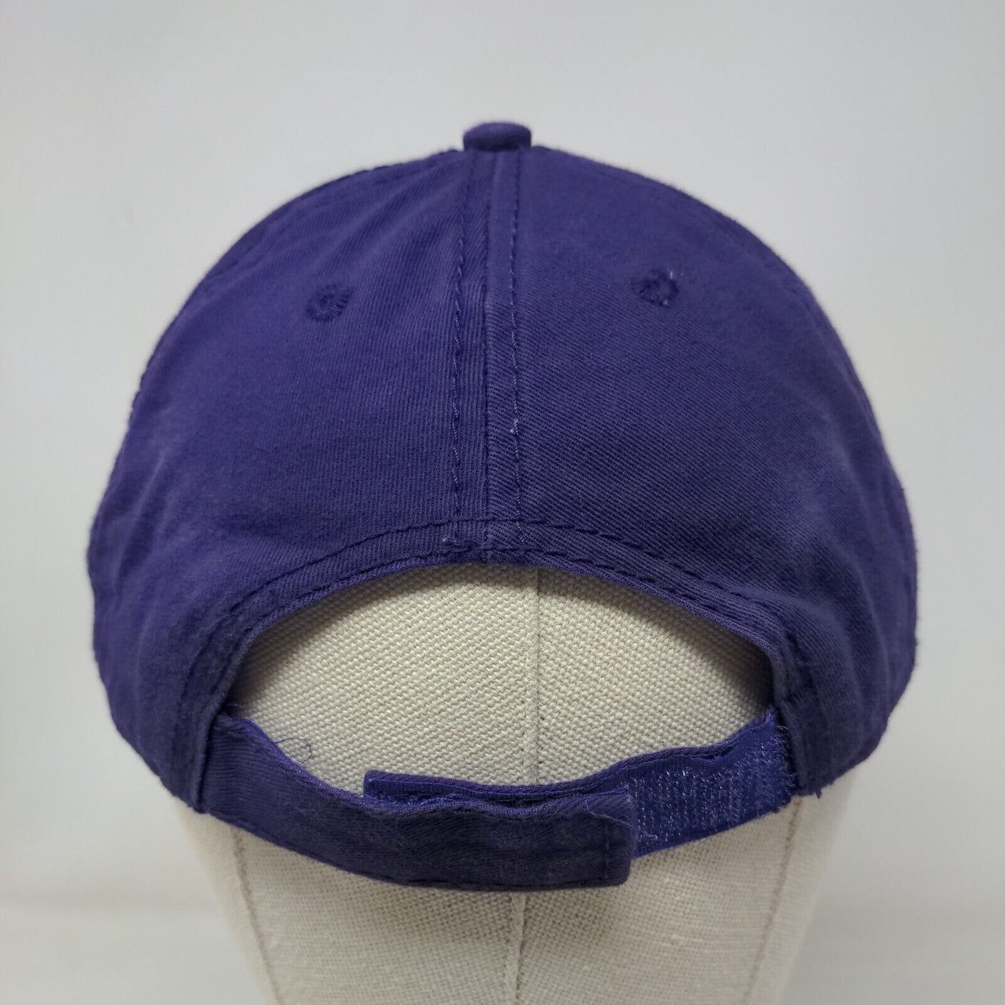 Baa Haba Malne Adult Strapback Hat Purple One Size Adjustable Embroidered