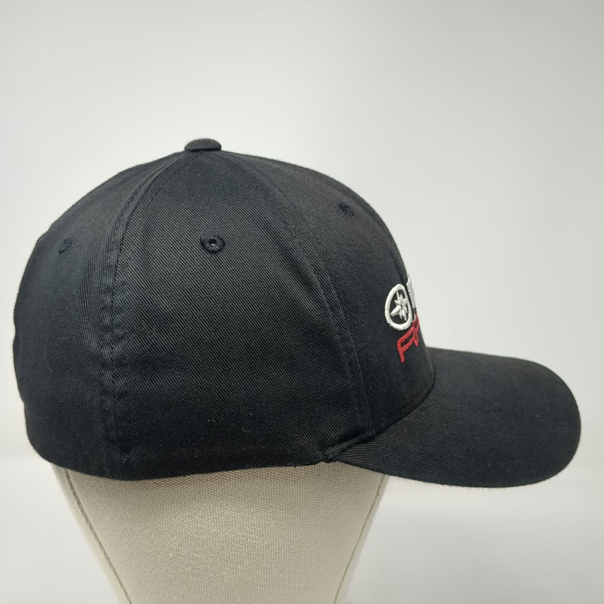Flexfit Baseball Cap Black S-M Polaris Racing Embroidered Fitted Star Logo Hat