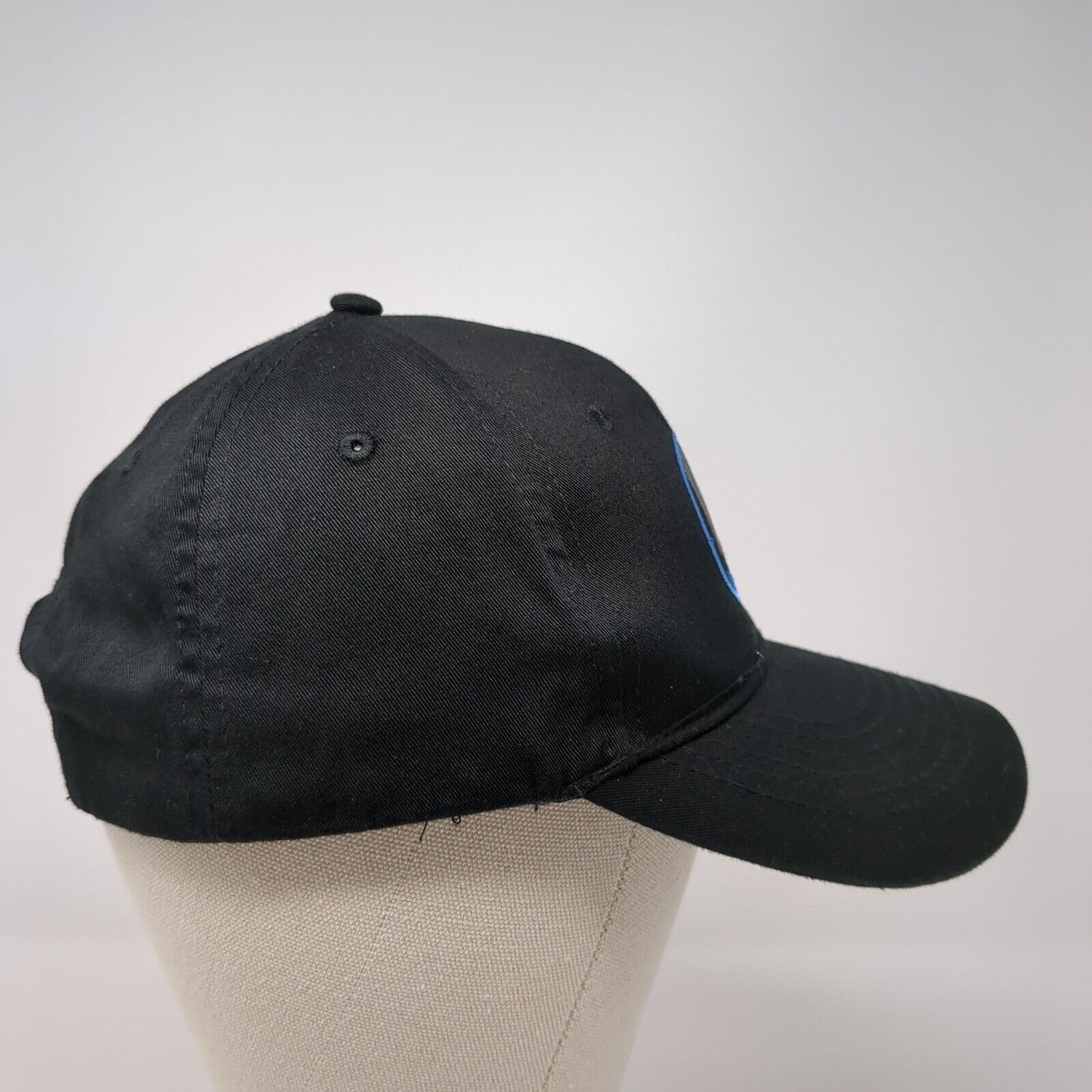 Life Surge Snapback Hat Black One Size Embroidered Logo Adjustable