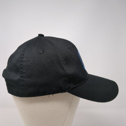 Life Surge Snapback Hat Black One Size Embroidered Logo Adjustable