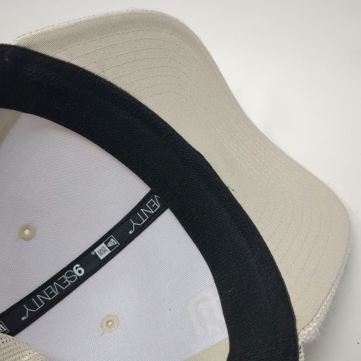San Francisco Giants MLB New Era Trucker Hat Beige One Size 9SEVENTY Snapback