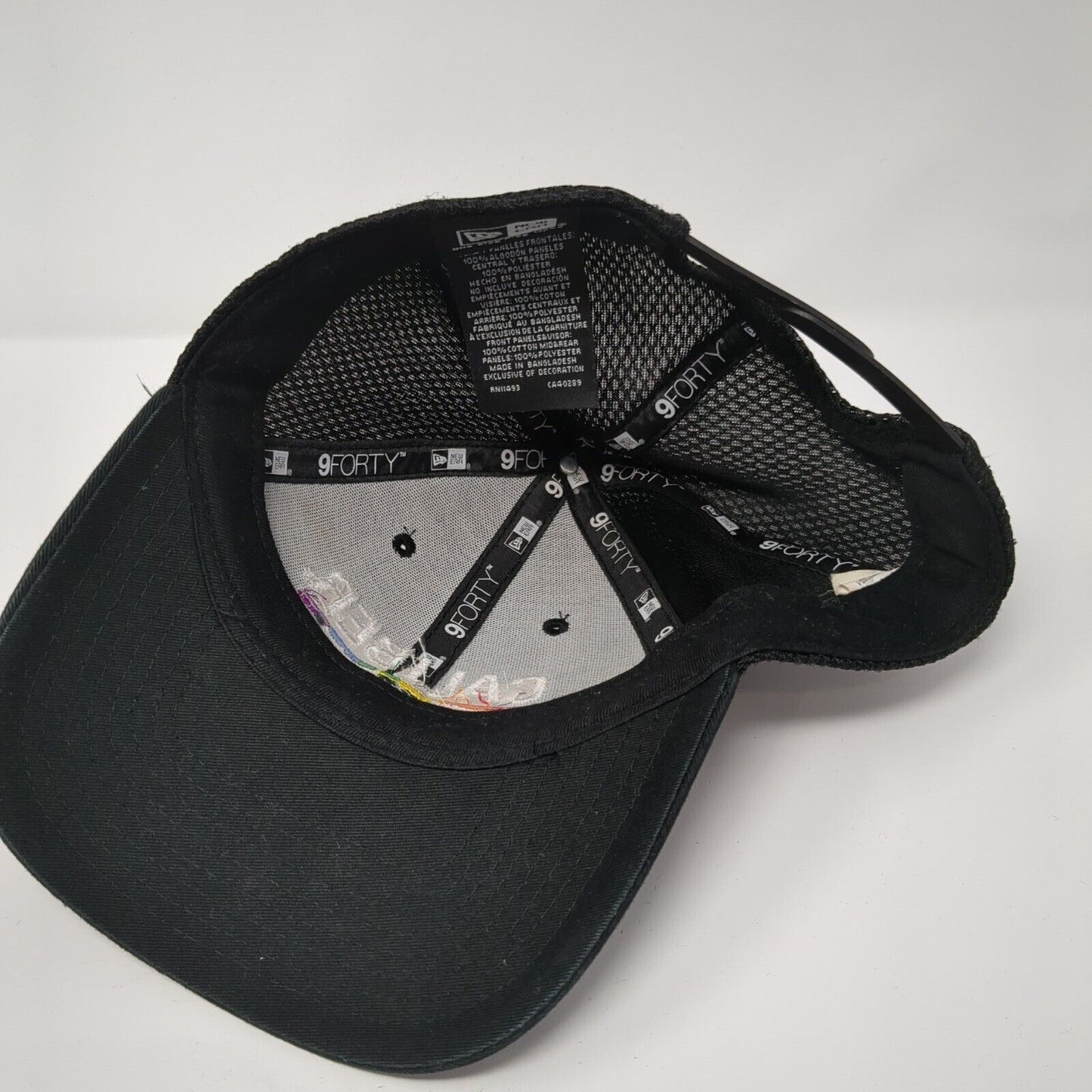 Caliber Auto Glass Snapback Mesh Back Hat Black One Size New Era 9Forty