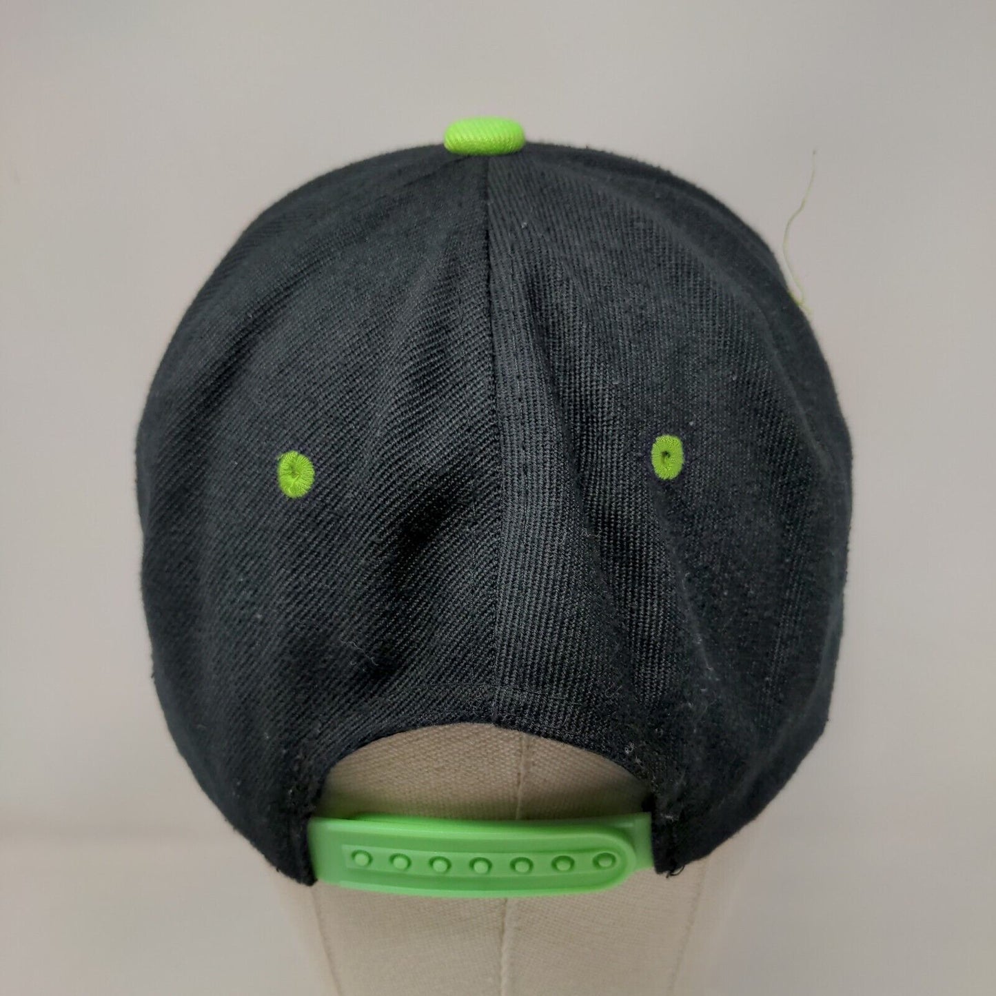 LA Snapback Hat Multi One Size Embroidered Colorblock 6 Panel Headlines