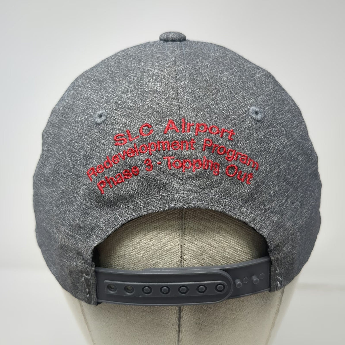 Port Authority Snapback Gray OSFM Hat SME Steel Contractors SLC Airport Program
