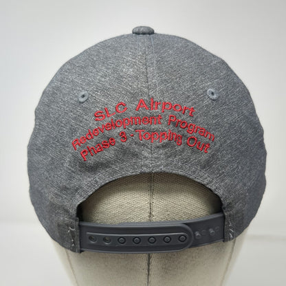 Port Authority Snapback Gray OSFM Hat SME Steel Contractors SLC Airport Program