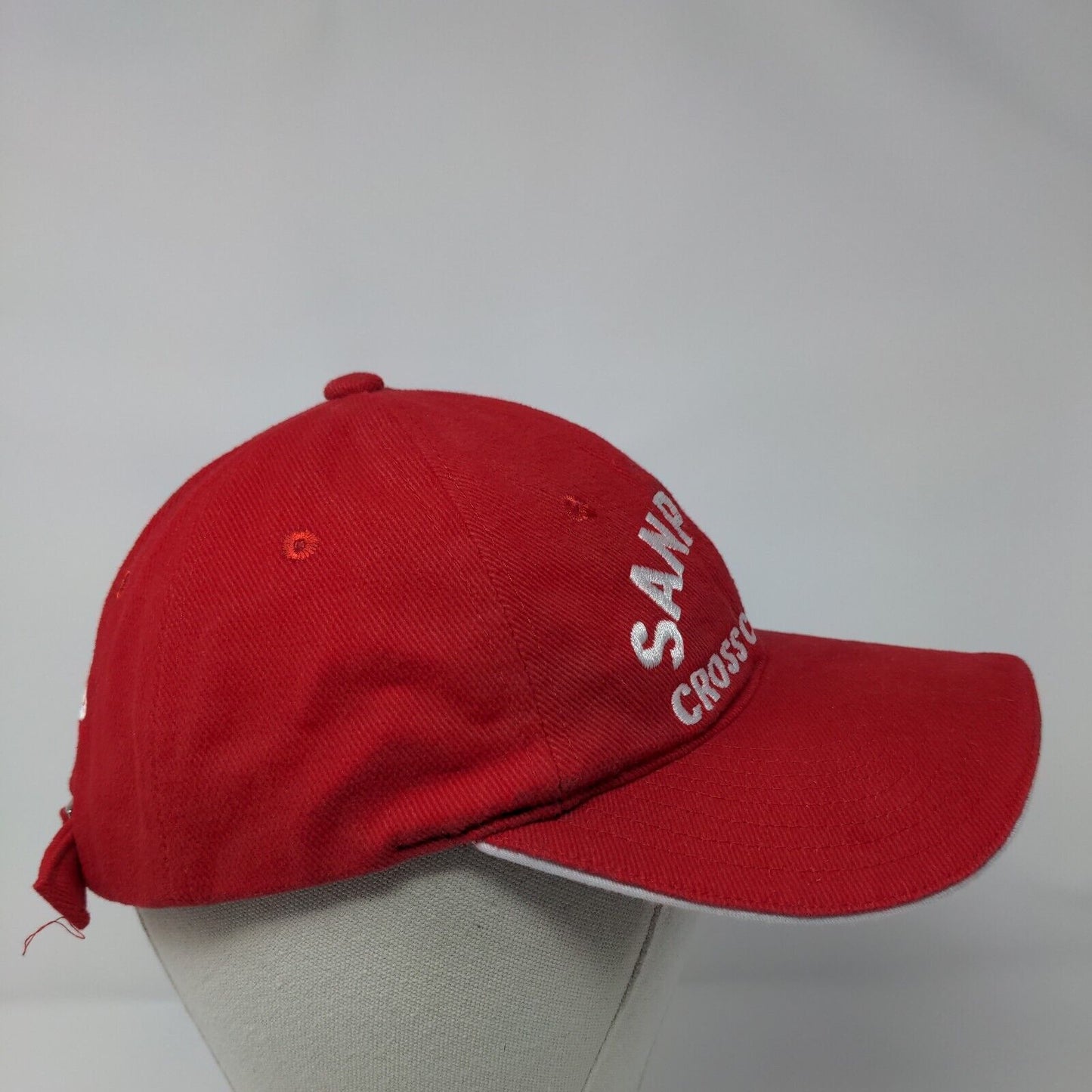 Sanpoint Cross Country Slideback Hat Red OSFA Embroidered Go Dawgs