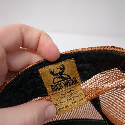 Cowboy Strong Snapback Mesh Back Trucker Hat Multi One Size Buck Wear