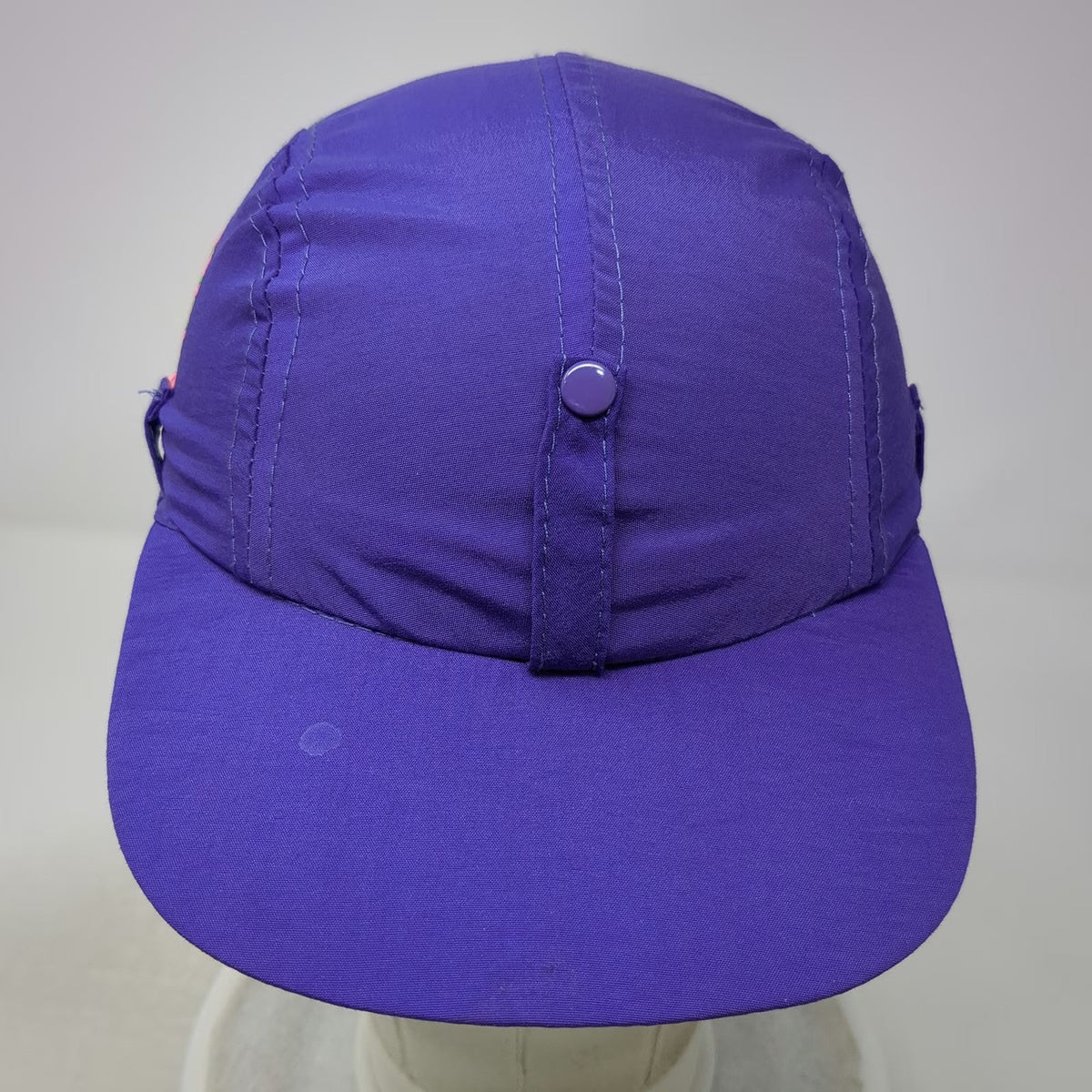 Laguna Baseball Cap Purple One Size Surfer Side Patch Nylon Elastic Back Hat