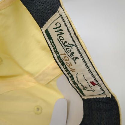 American Needle Masters Baseball Cap Yellow One Size Blue Rope 1934 Collection