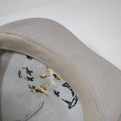Mountaintop Marketing 5 Panel Gray Hat One Size Pheasant Bird Hunting Snapback