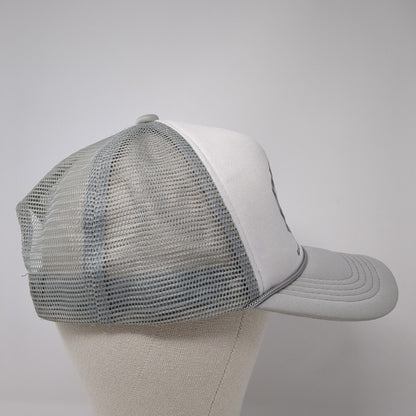 G45 Glacier Distillery Snapback Trucker Hat Gray OS Adjustable Mesh Back Rope