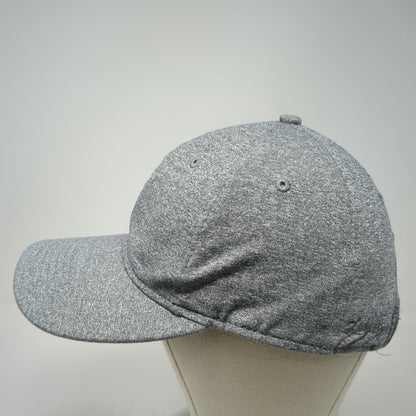 Baseball Cap Gray One Size Blank Jersey Sport Strapback Stretch Performance Hat