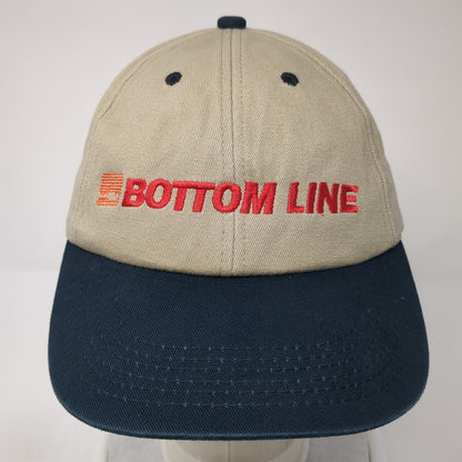 Bottom Line Baseball Cap Brown OS Adjustable Embroidered 6 Panel K-Products