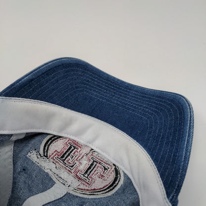 FL Florida Slideback Hat Blue OSFA Adjustable Embroidered Denim Captain Travel