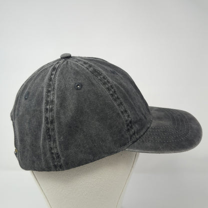 Unbranded Slideback Baseball Cap Gray One Size Adjustable 6 Panel Blank
