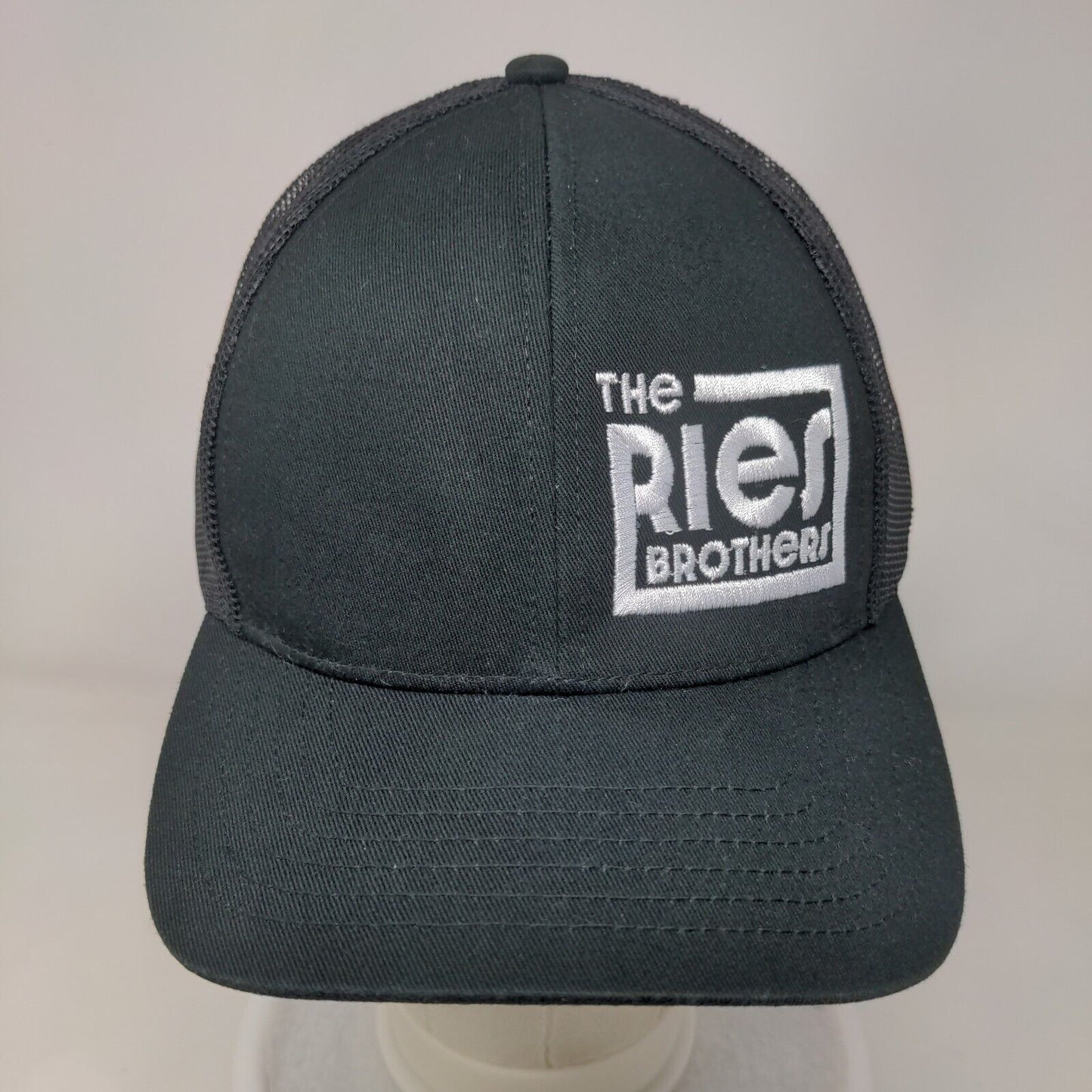 The Ries Brothers Snapback Mesh Back Trucker Hat Black Adult Outdoor Cap