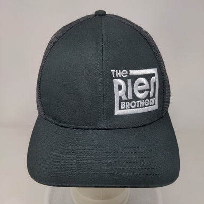 The Ries Brothers Snapback Mesh Back Trucker Hat Black Adult Outdoor Cap