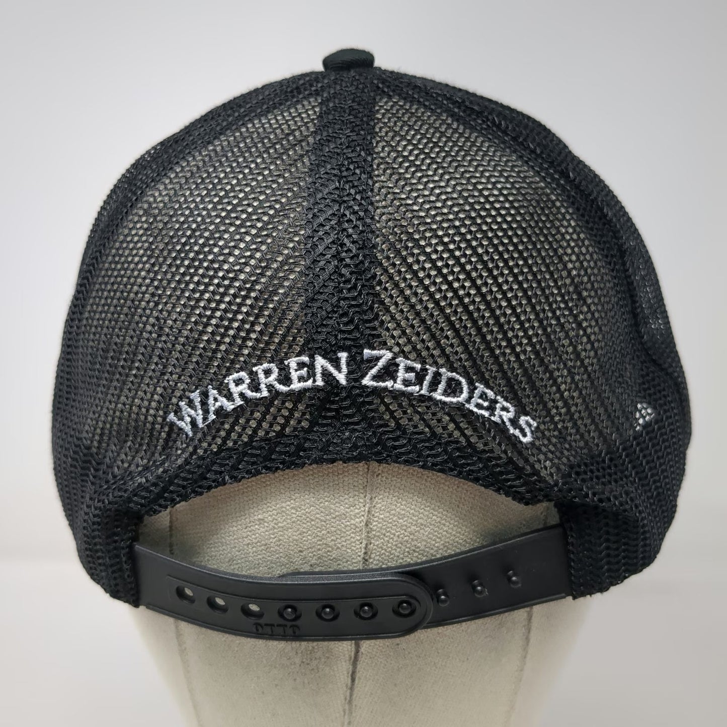 OTTO Warren Zeiders Signed Trucker Hat Black OS Autographed Mesh Snapback Bolt