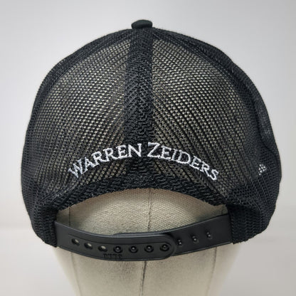 OTTO Warren Zeiders Signed Trucker Hat Black OS Autographed Mesh Snapback Bolt