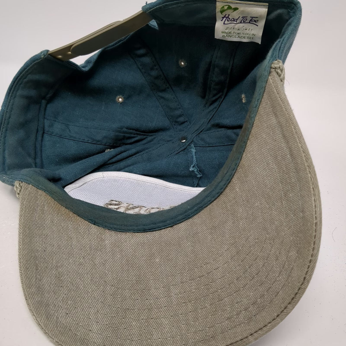 Head To Toe 5 Panel Blue Gray One Size Harmons Embroidery Rope Snapback Hat