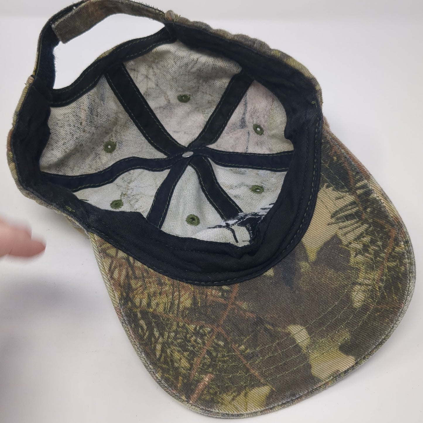 Deer Strapback Hat Multicolor Camo One Size Embroidered Hunting Outdoor