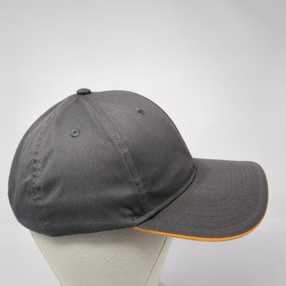 The Home Depot Strapback Hat Gray One Size Adjustable Embroidered