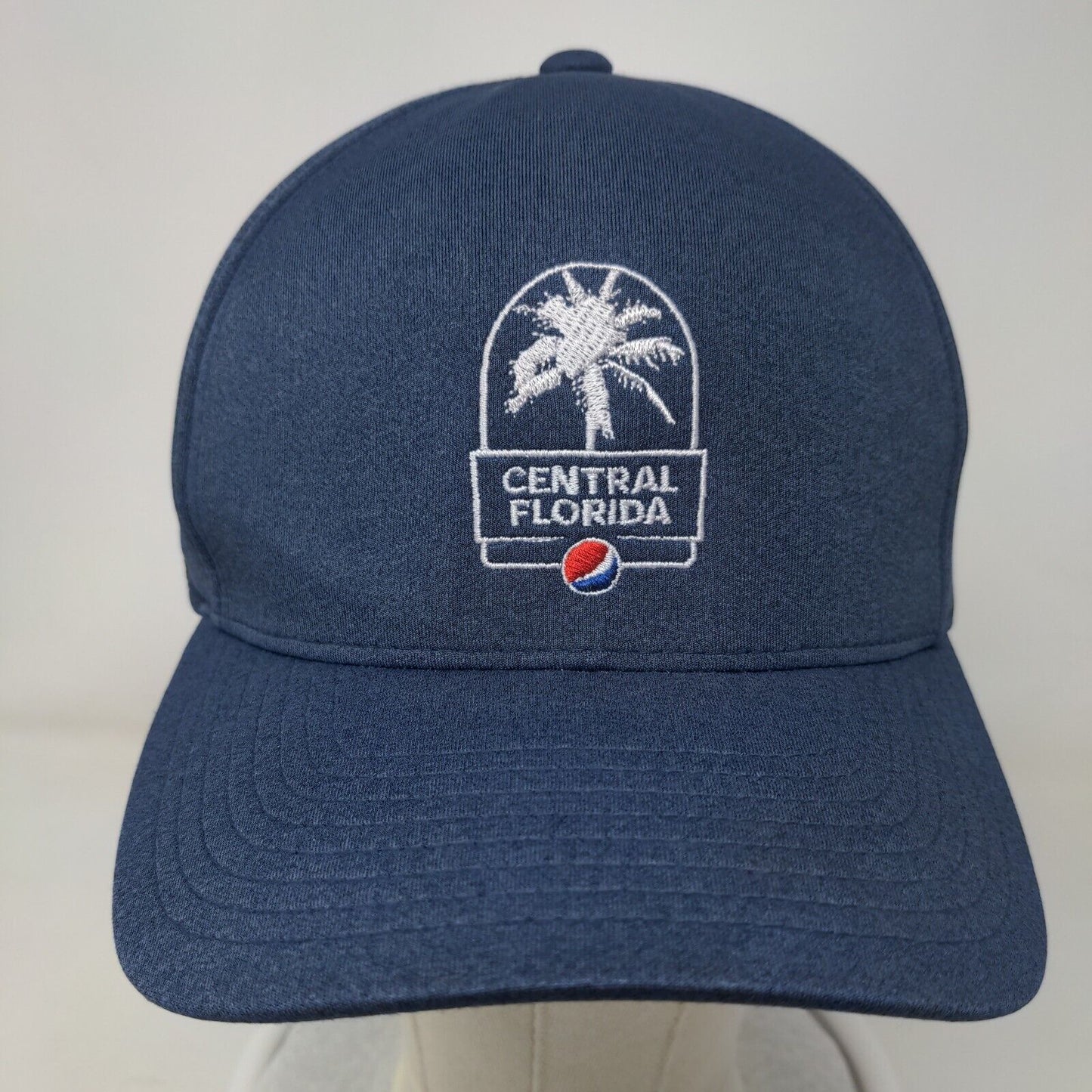 Central Florida Pepsi Fitted Hat Blue L/XL Embroidered Vented Port Authority