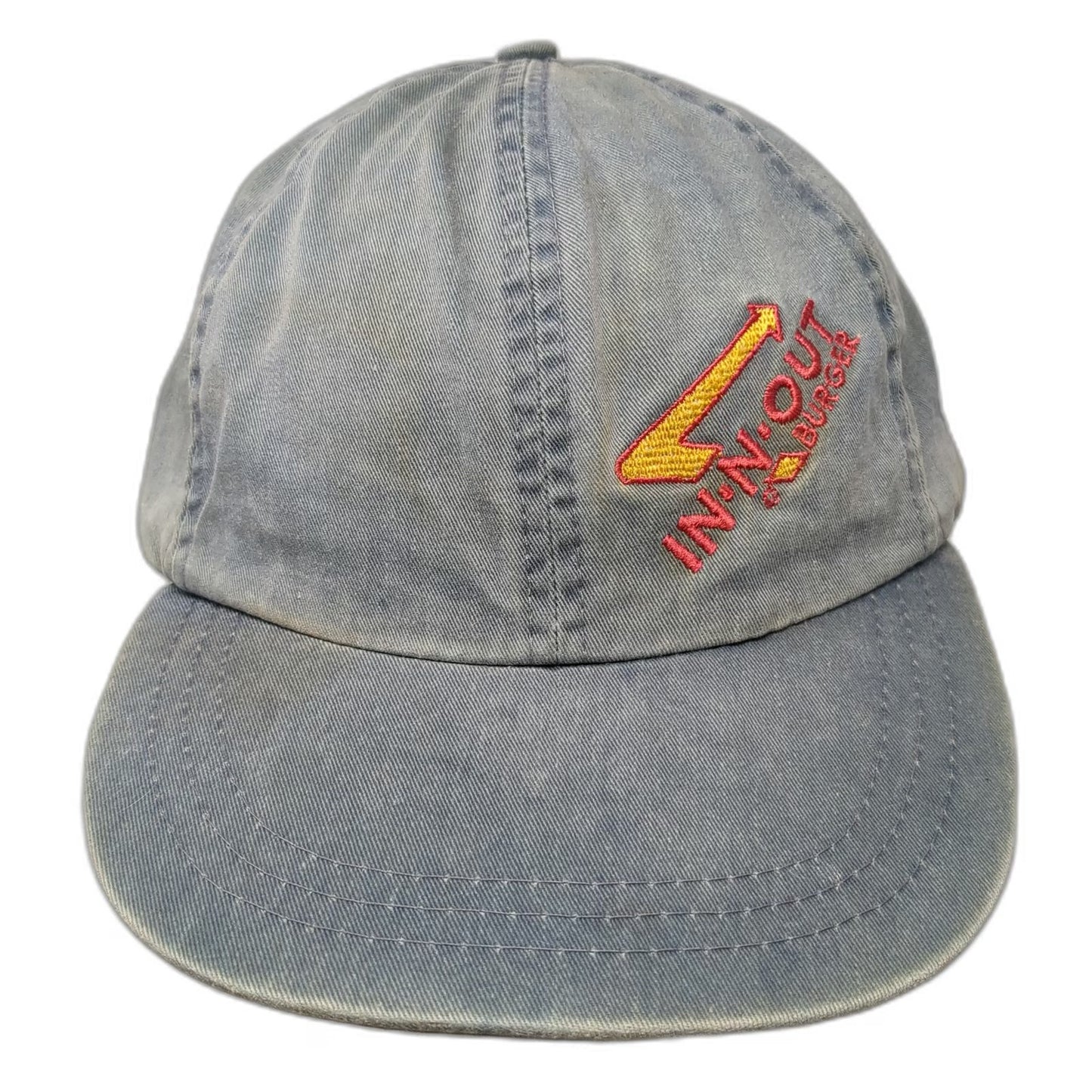 In-N-Out Burger Blue Baseball Cap One Size Slideback Embroidered Logo Hat