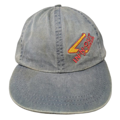In-N-Out Burger Blue Baseball Cap One Size Slideback Embroidered Logo Hat