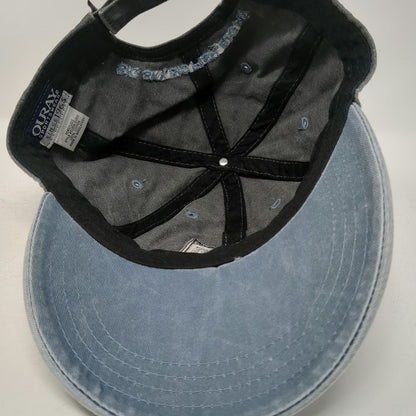 Ouray Sportswear Baseball Cap Gray Blue One Size Trout Montana Fly Shop Hat
