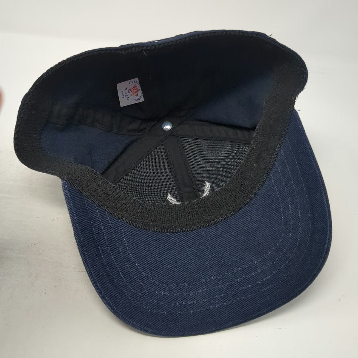 Air National Guard Baseball Cap Blue One Size Fitted GoANG Logo Hat USAF Wings