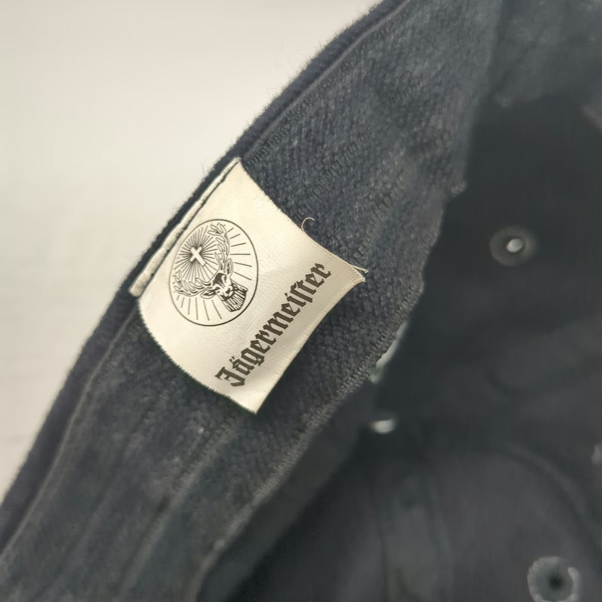Jägermeister Baseball Cap Black L Stag Logo Just Chill Bottle Graphic Hat