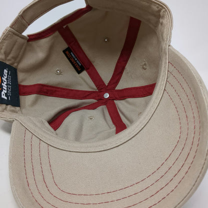Pukka Baseball Cap Beige One Size Jug Mountain Ranch McCall Idaho Golf Hat
