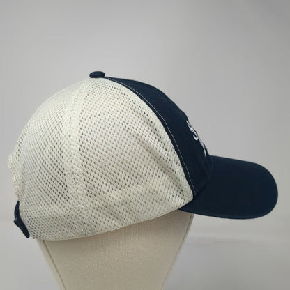 Samuel Adams Baseball Cap Blue One Size Mesh Back Beer Logo Strapback Hat Boston